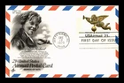 DR JIM STAMPS US FIRST DAY CARD ANGEL WEATHERVANE AIR MAIL AMELIA EARHART