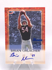 Brian Urlacher 2000 Bowman Autographs Bronze #BU SP Rookie Year Chicago Bears