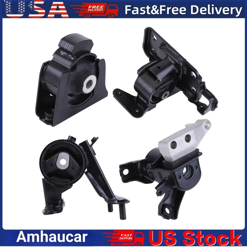 4pcs New Engine Motor & Trans Mount Set For 2009-2012 Toyota Rav4 2.5l FWD - Image 2 of 4