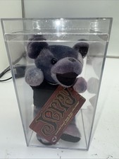 Grateful Dead JERRY Beanie Bear Liquid Blue 7 Plush Collectible, Case Incl, VTG