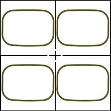 4x ORIGINAL® Ajusa Dichtung, Abgaskrümmer für VW GOLF V POLO V POLO PASSAT B7