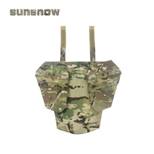 Tactical Universal Crotch Protector Plate Carrier MOLLE Baffle Abdomen Protector