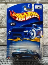 Hot Wheels First Editions 4 of 42 Overbored 454 2002 Collector No. 016 Blue