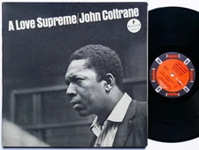 JOHN COLTRANE A Love Supreme LP IMPULSE! AS-77 US 1967 JAZZ RVG Elvin Jones VG+