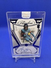 2024 Panini Flawless Brian Thomas Jr. Rookie Gems Signatures Sapphire #/15