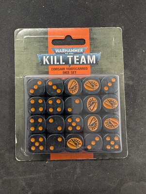 Warhammer Kill Team : Corsair Voidscarred Dice Set - BNIB