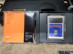 Turbografx 16 Console,2 Controllers, Turbotap,and 3 Games,controller Extension