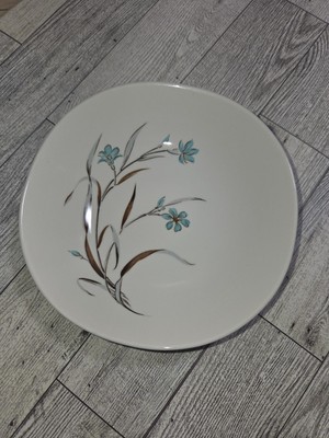 Kokura Ware Japan Bonair 1015 Fruit Berry Bowl Blue Brown Flower MCM Replacement