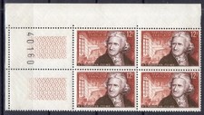 FRANCE ! BLOC de 4 Timbres NEUFS de 1956 n°1081  PARMENTIER