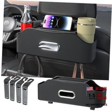 Back Seat Cup Holder for Car Multifunctional Seat Back Organizer with Drink