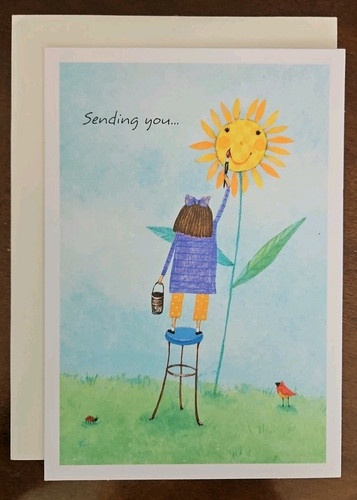 Hallmark friendship themed greeting card, Hallmark Hi thinking of you note card