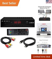 Digital TV Tuner Box - Easy Setup for 1080P Streaming  Playback, USB Support
