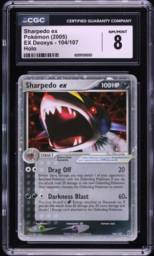 Sharpedo ex graded CGC 8 for sale on eBay