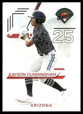 KAYSON CUNNINGHAM 2025 Panini Prospect Edition Arizona Diamondbacks #45