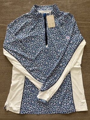 WOMEN'S PETER MILLAR GOLF 1/4 ZIP PULLOVER / NWT / SMALL