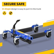 Hydraulic Wheel Dolly Tire Jack With Ratcheting Foot Pedal - Vehicle Positioning
