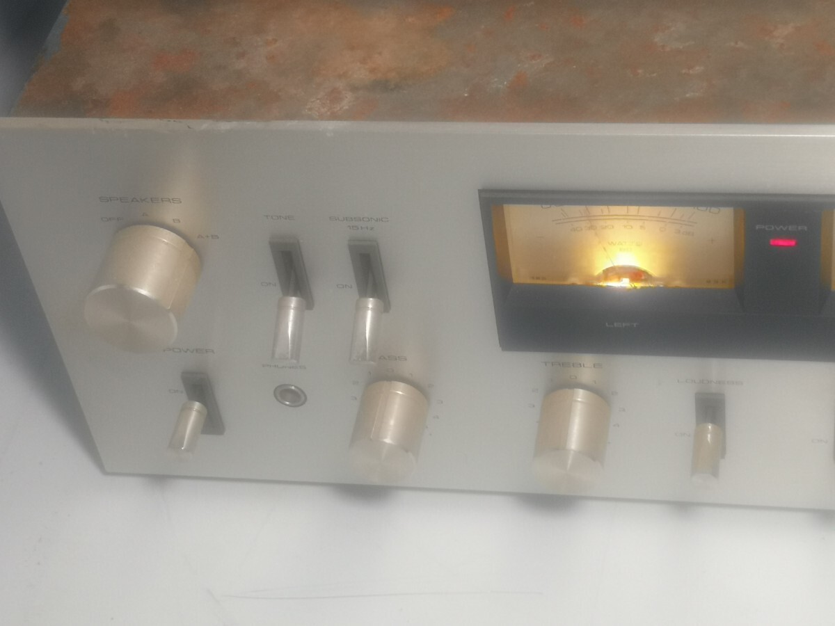 Pioneer SA-7800 II Stereo Integrated Amplifier Amp Power Meter