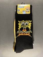 SpongeBob SquarePants Crew Socks 3-Pack Men s Women s Size 6-12 New NWT
