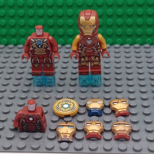 Lego Marvel Iron Man Mark 85 Armadura sh0573 Mark 17 sh0073 Mark 43 Minifiguras