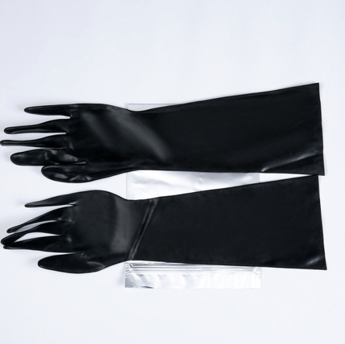 Guantes largos de látex goma 100% Accesorios De Disfraz Sexy S M L | eBay