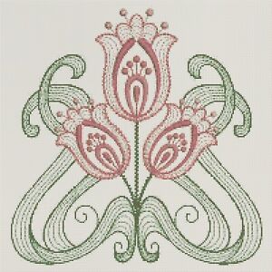 Art Deco Cross Stitch Charts