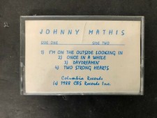 Vtg Johnny Mathis Once in a While Promo Cassette