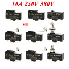 Micro-Druck-Taster Endschalter Mikro-Schalter Endschalter mit Hebel 10A 250/380V