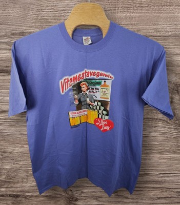 Vintage CBS I Love Lucy Vitameatavegamin Shirt Womens 2XL Purple TV Show Anvil
