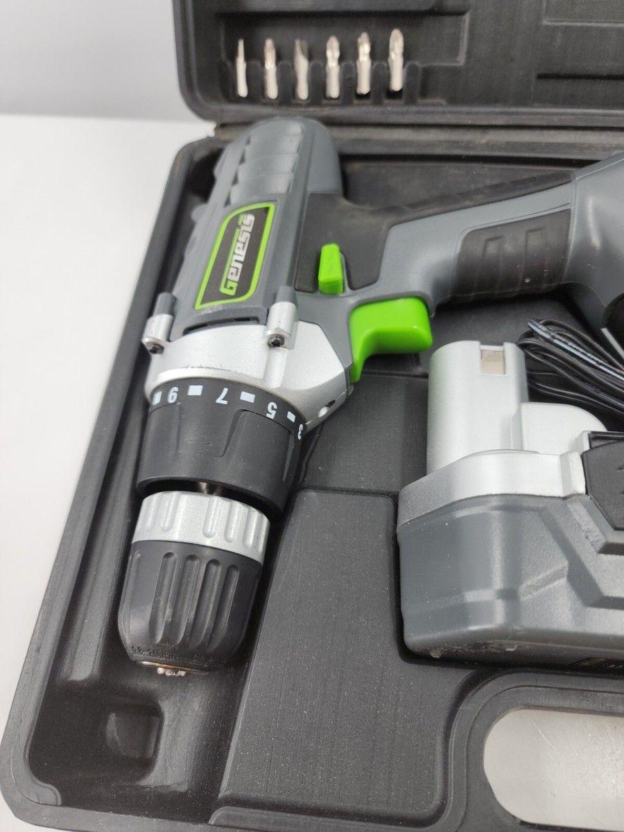 Genesis 18V VSR Drill/Driver Kit Genesis 18V VSR Drill/Driver Kit