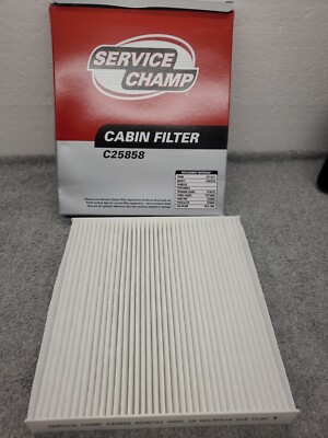 C25858 Service Champ Cabin Filter 7.8x8.4''- WCAF1817 CF11671  PC4579 VCA-1064