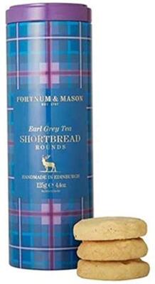Earl Grey Fortnum and Mason British Shortbread Rounds Loose Leaves 125G