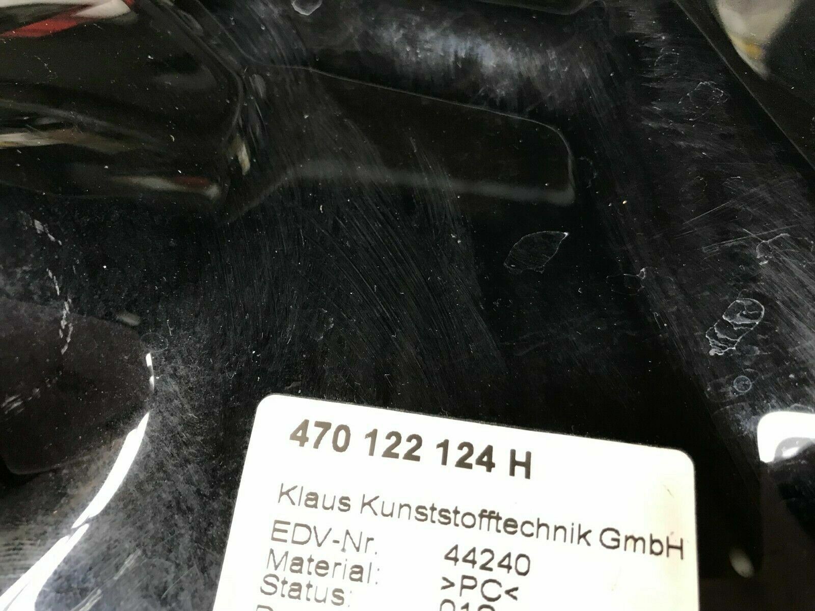 LAMBORGHINI AVENTADOR PASSENGER RIGHT AIR DUCT DEFLECTOR OEM 470122124H