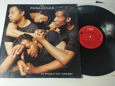 The Pasadenas To Whom It May Concern 1988 CBS 462877-1 - LP Vinyl 12'' VG/VG 3T