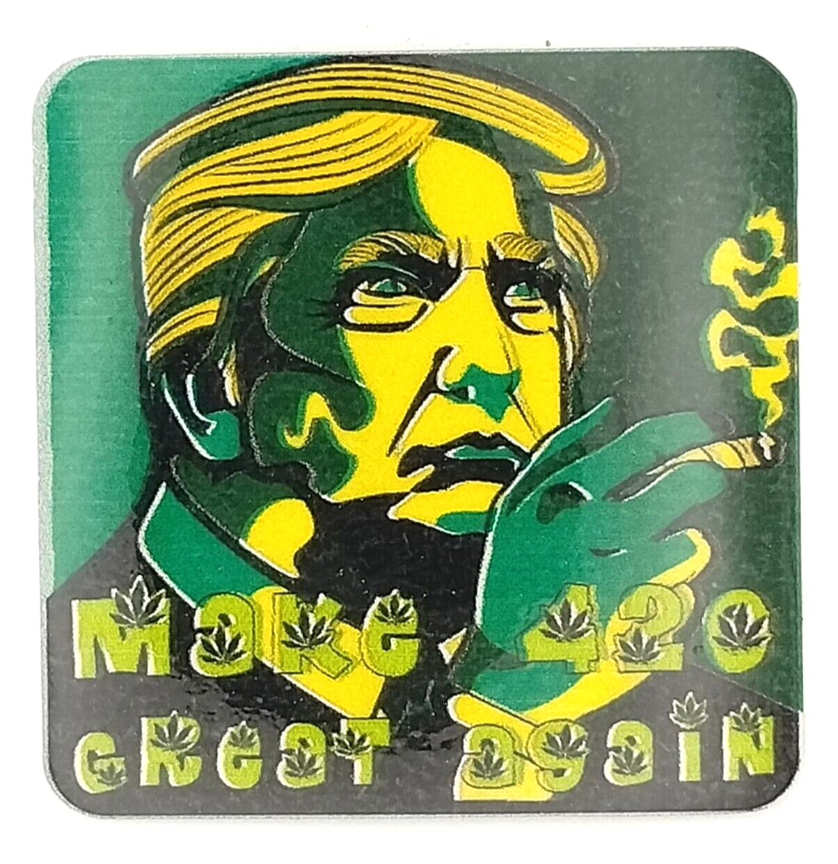 Trump Make 420 Great Again Sticker Weed Ganja 420 Cannabis UV Safe Stoner pot