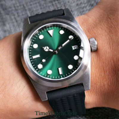 38mm NH35/PT5000 Mechanical Automatic Mens Watch Sapphire Crystal 20ATM Tandorio