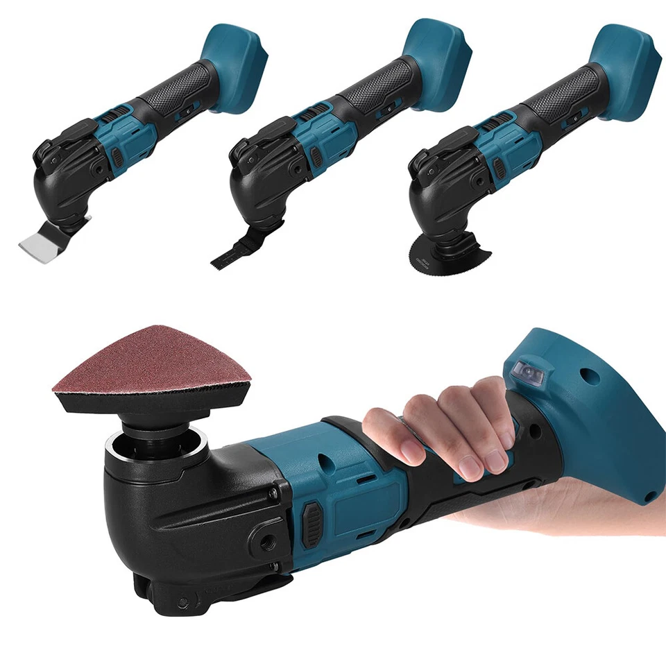 Für 18V Makita Akku Multifunktionswerkzeug Oszillierende Schleifgerät Multi-Tool - Bild 2 von 4