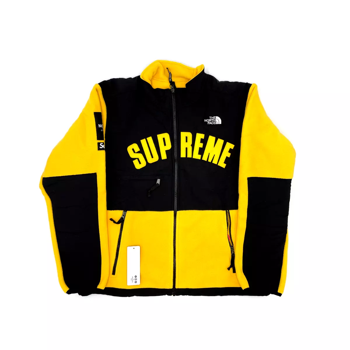 Supreme TNF Arc Logo Denali Fleece Jacket Yellow (NF0A3VMN70M