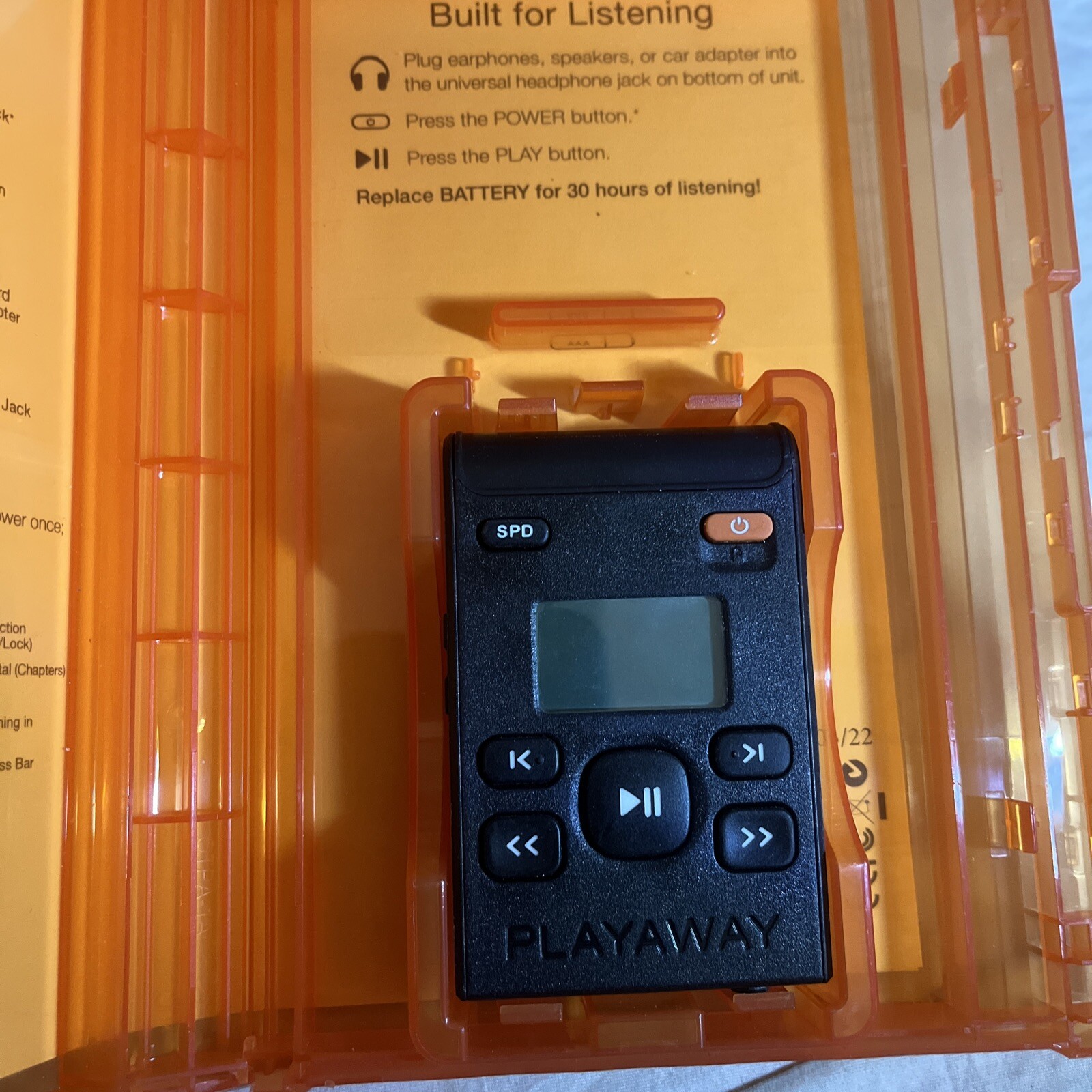 Playaway Audiobooks Lot of 52 Adult Fiction Mystery, Romance, Action