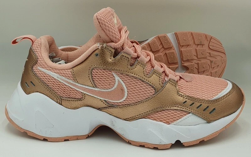 Nike Air Heights Running Trainers C10603 600 Pink Rose White UK6.5