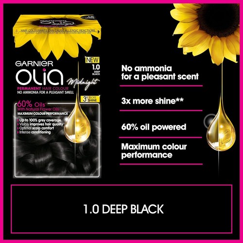 Garnier Olia Permanent Hair Dye Up to 100% Grey Hair Coverage No Ammonia - Picture 3 of 172