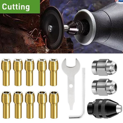 Drill Chuck Collet Set for Dremel Drill Bit Chuck Shank Rotary Tool Quick Change