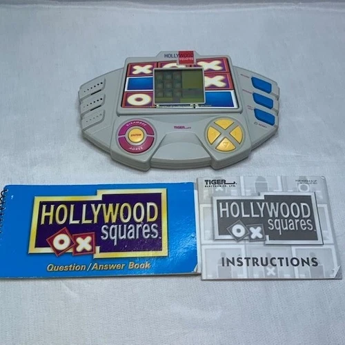 Vintage TV Game Show Hollywood Squares Electronic Game Hasbro Tiger 1999  Tested