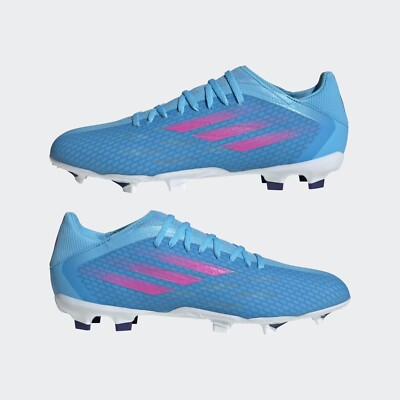 Adidas X Speedflow.3 FG Soccer Cleats Blue Men's GW7483 Sz 13 US