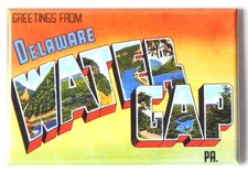 Greetings from Delaware Water Gap Pennsylvania FRIDGE MAGNET "style B"