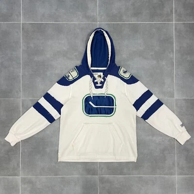 Sweat à capuche vintage Reebok CCM NHL Hockey taille L - Photo 1/4