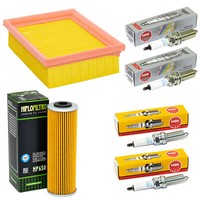Set ZüNdkerzen ÖLfilter Luftfilter Wartung FüR KTM Adventure 1190 1190 R 2013-14