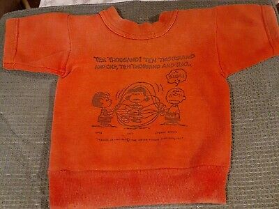 Mayo Spruce PEANUTS Child Size Sweatshirt Small 1960s RARE Mayo Spruce PEANUTS Child Size Sweatshirt Small 1960s RARE