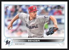 2022 Topps Series 1 Anthony Bender RC #160 Miami Marlins