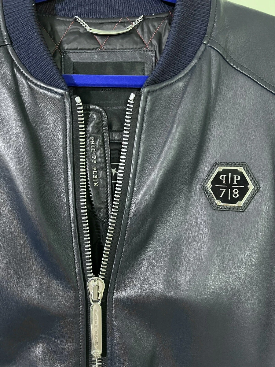 Philipp plein best sale leather jacket price