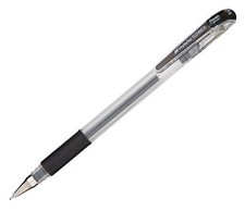 KN104-A Pentel Arts Hybrid Technica Gel Pen, Fine 0.4mm, Black Ink, Pack of 12